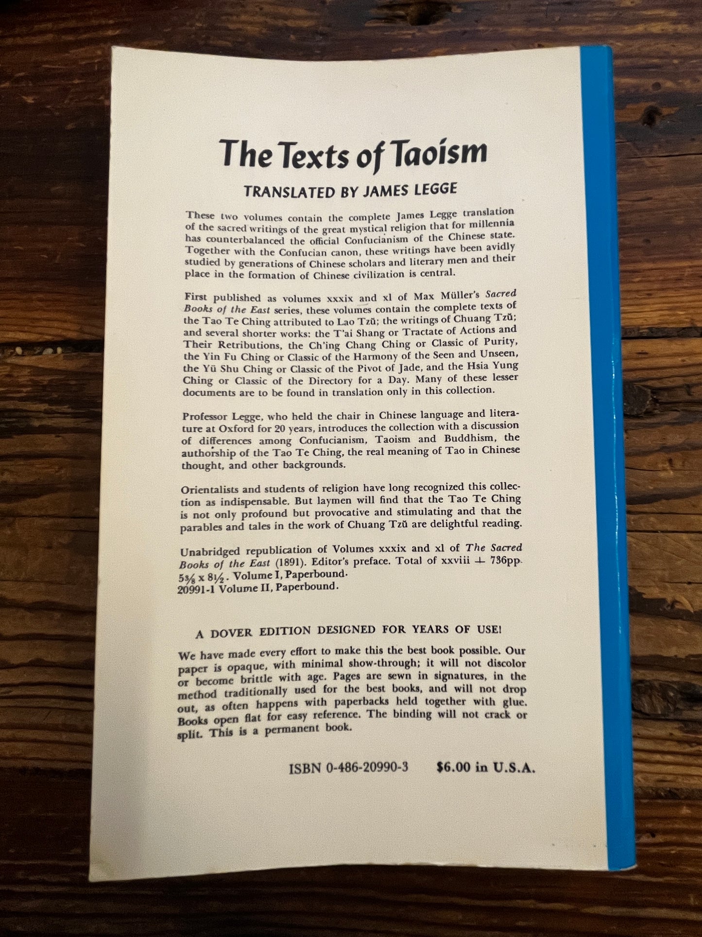 The texts of Taoism, Translated by James Legge