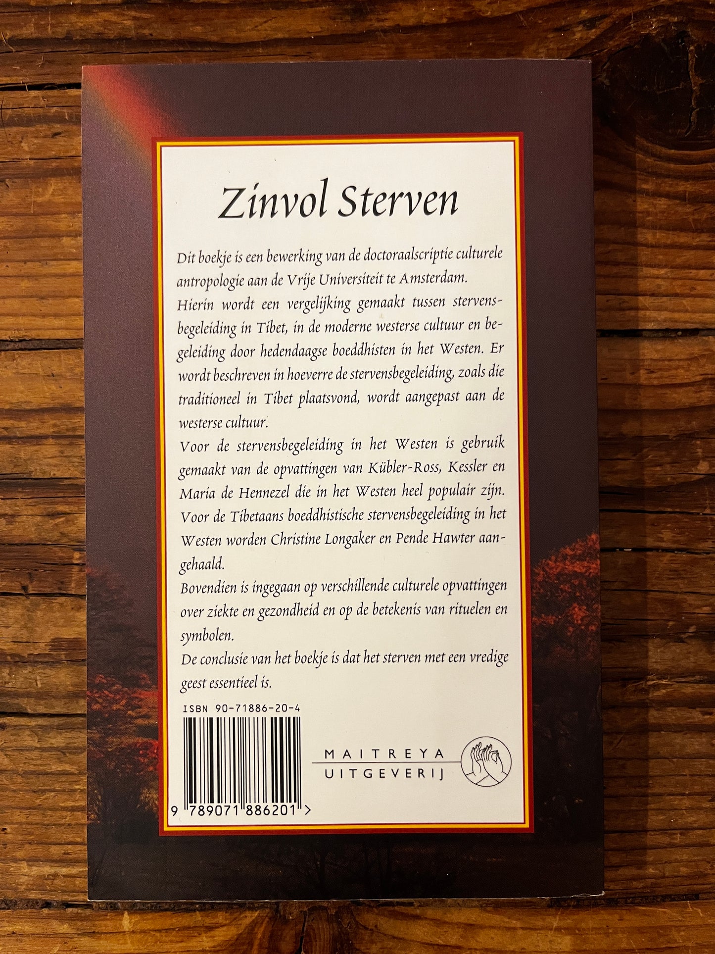 Zinvol sterven, Tiny de Jong